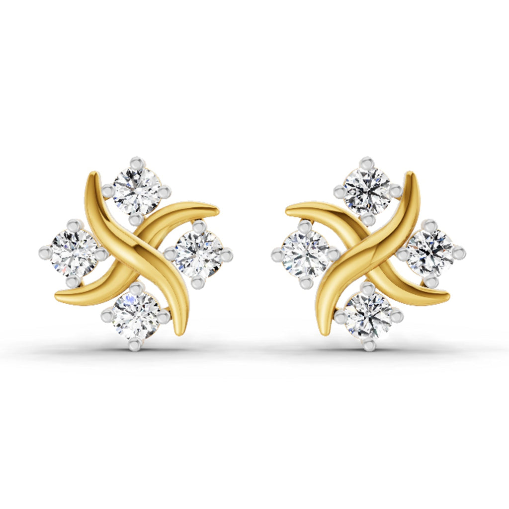 0.85 Carat Round Fashion Earrings 14K