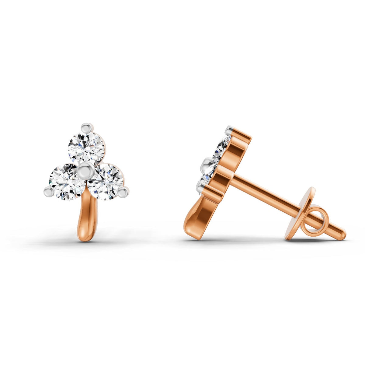 Captivating Diamond Stud Earrings