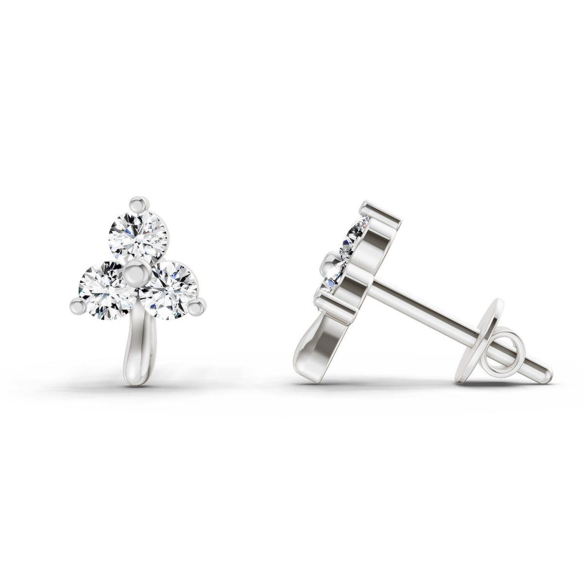 Captivating Diamond Stud Earrings