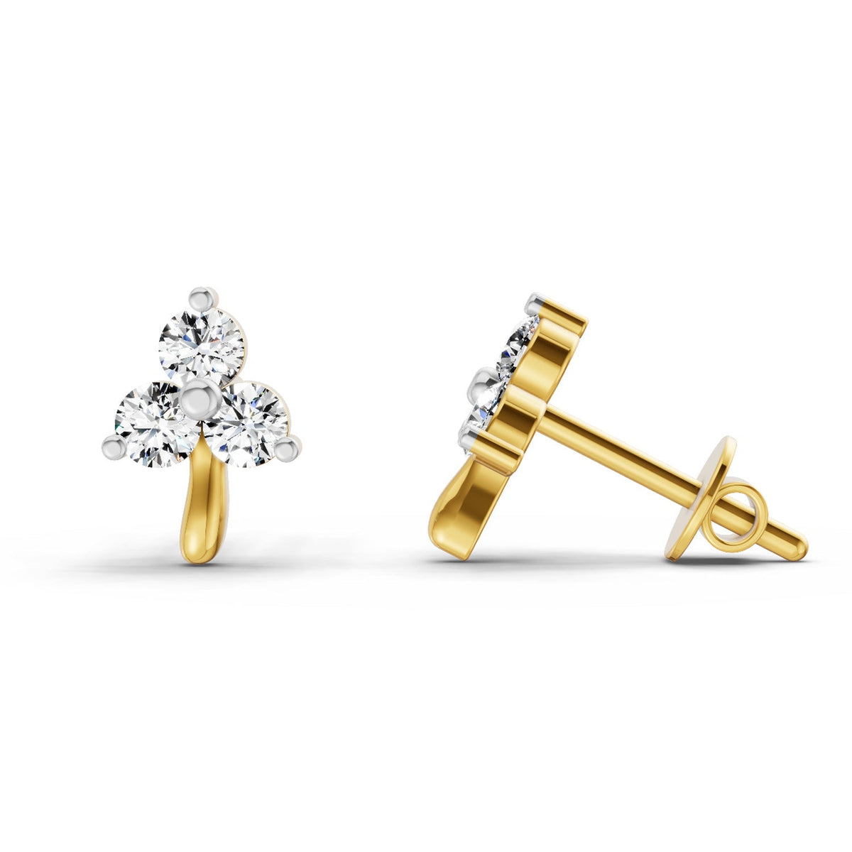 0.35 Ct Earrings 14K