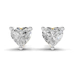 0.53 Carat heart-shaped Diamond Earrings 14K