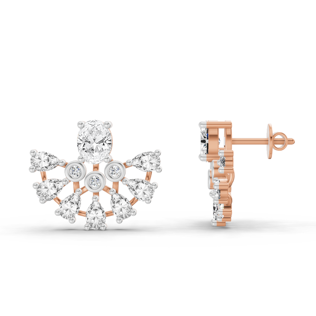 Brilliant Diamond Stud Earrings