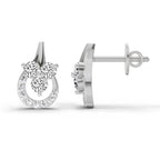 Dazzling Teardrop Diamond Stud Earrings