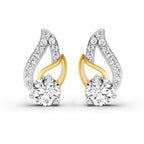 0.60 Carat Round Stud Earrings 14K