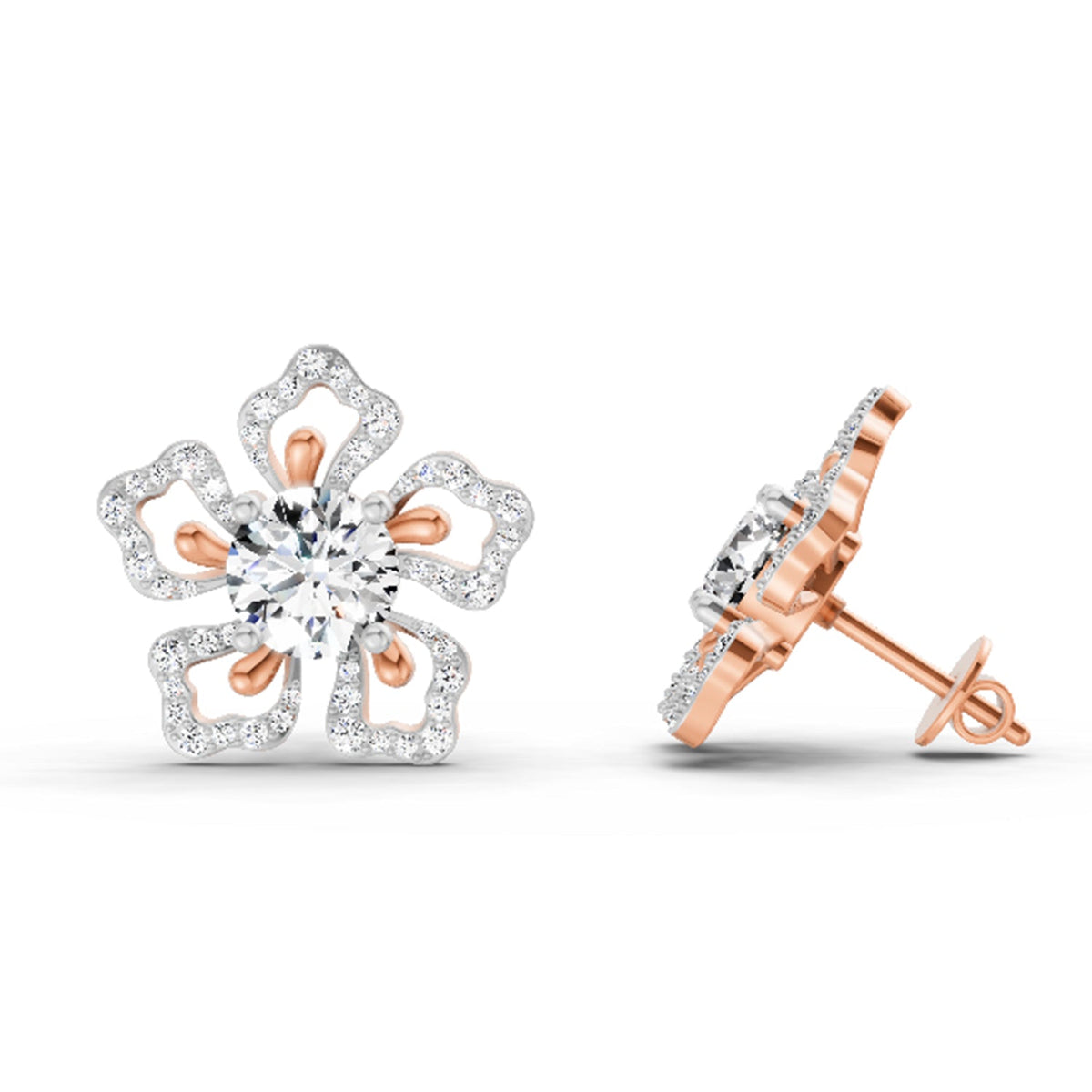 Enchanting Cluster Diamond Earrings