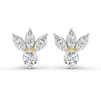 0.43 Carat Round Stud Earrings 14K