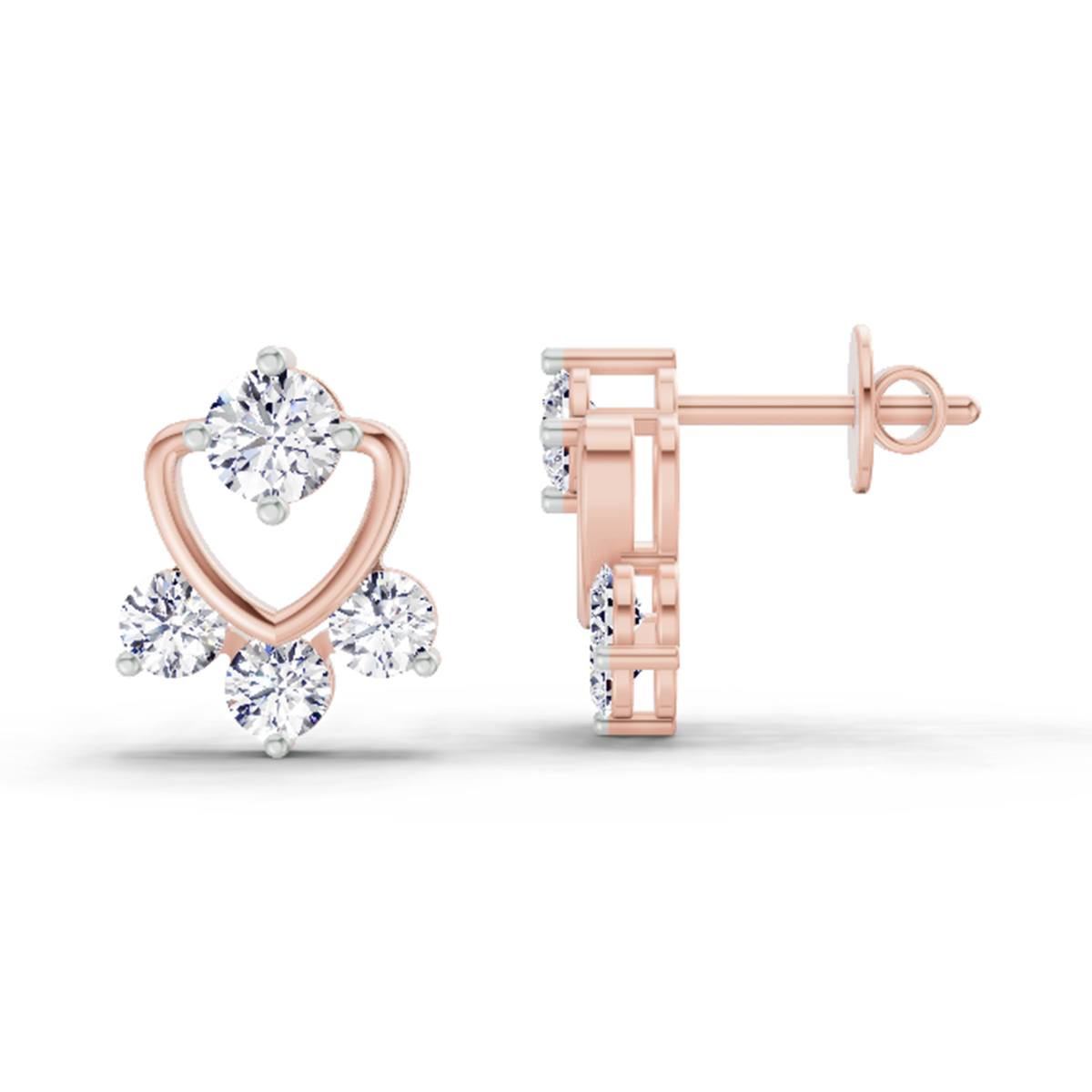 Celestial Round Diamond Earrings