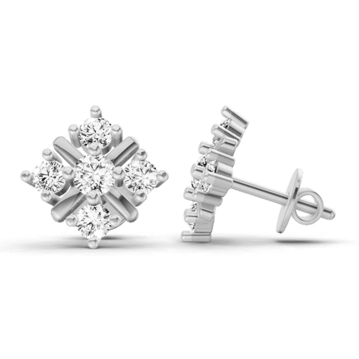 Iconic Diamond Stud Earrings