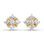 0.98 Carat Diamond Stud Earrings 14K Sparkles