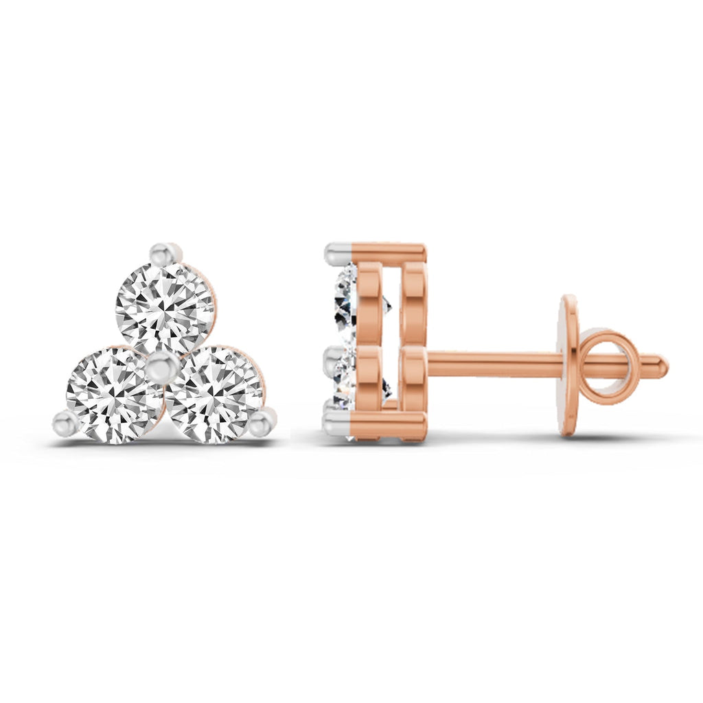 Majestic Diamond Stud Earrings