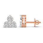 Majestic Diamond Stud Earrings