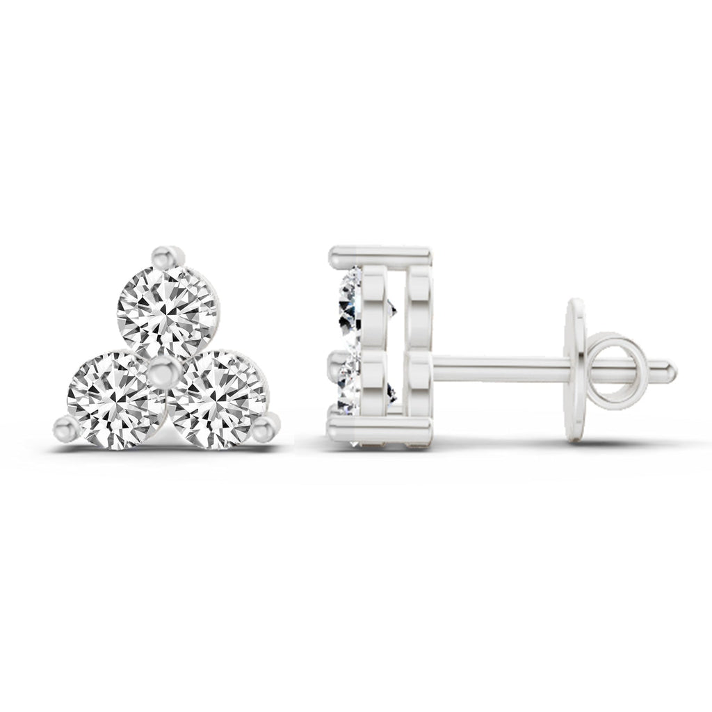 Majestic Diamond Stud Earrings