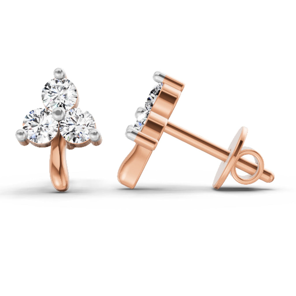 Pristine Diamond Stud Earrings