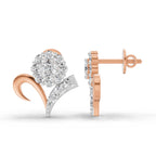Opulent Cluster Diamond Stud Earrings