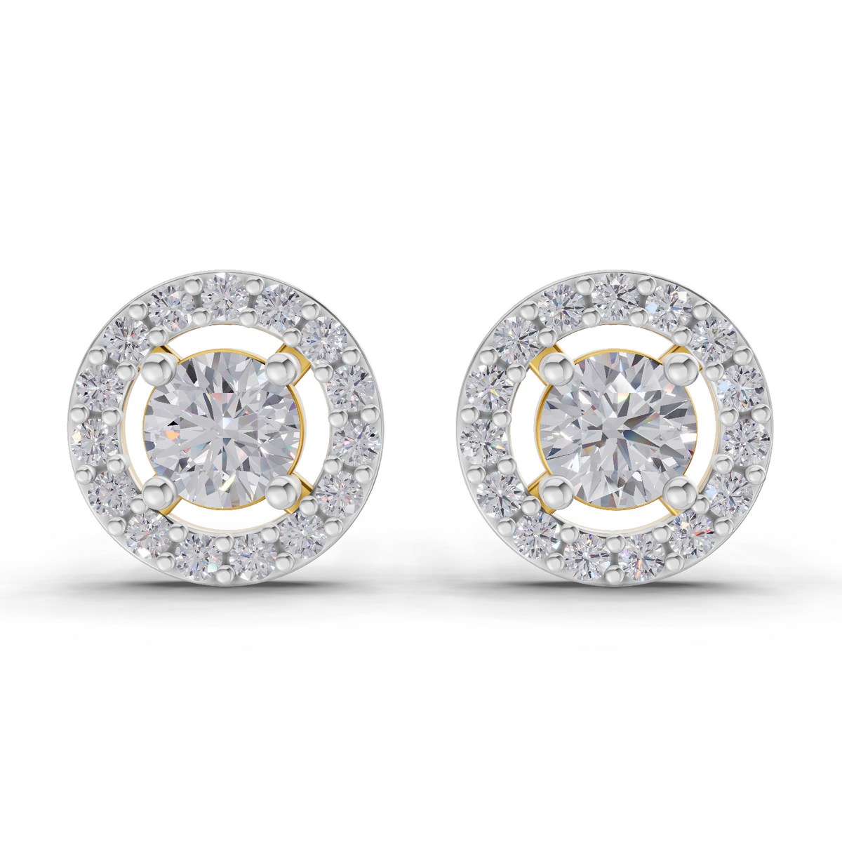 0.83 Carat Diamond Earrings 14K