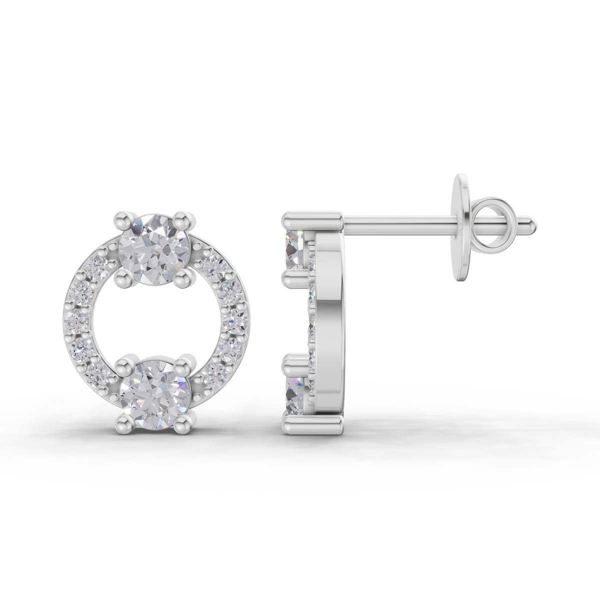 Regal Diamond Earrings