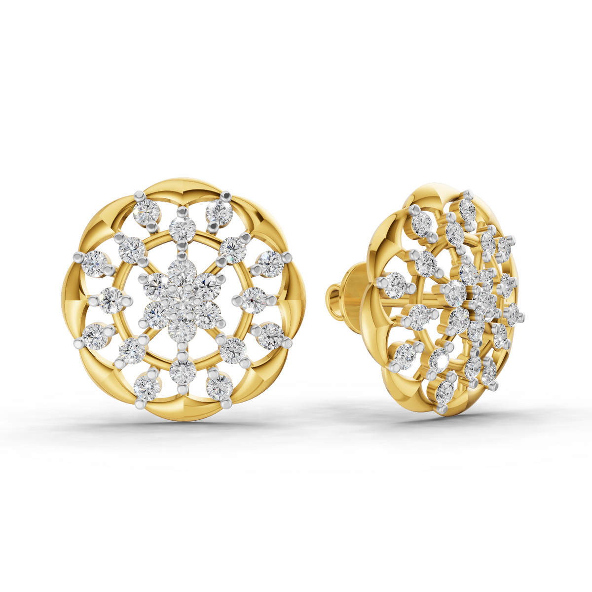 0.49 Carat Eternal Diamond Earrings 14K