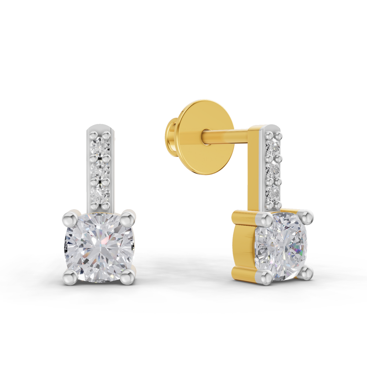 0.82 Carat Nova Gleam Diamond Earrings 14K