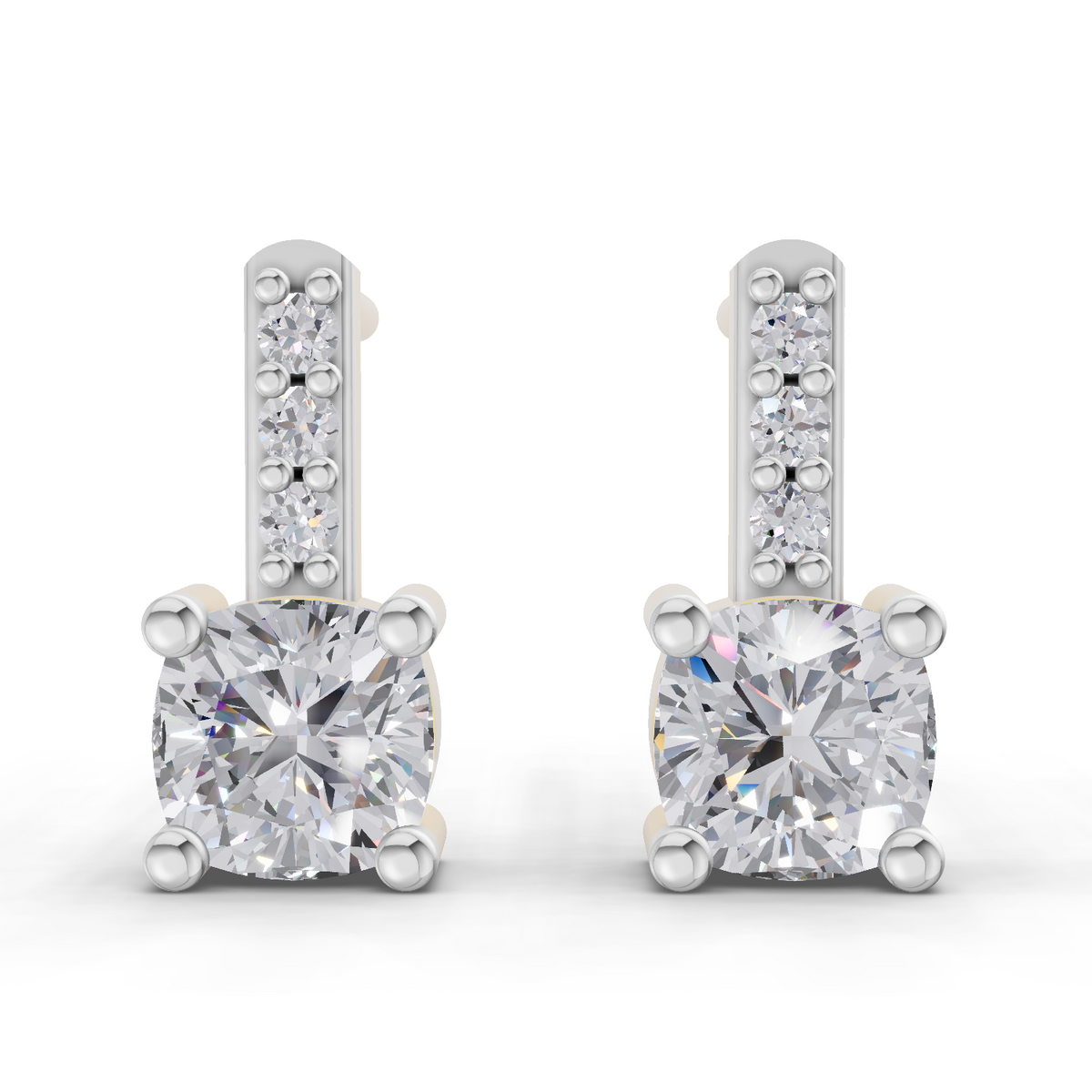 0.82 Carat Nova Gleam Diamond Earrings 14K