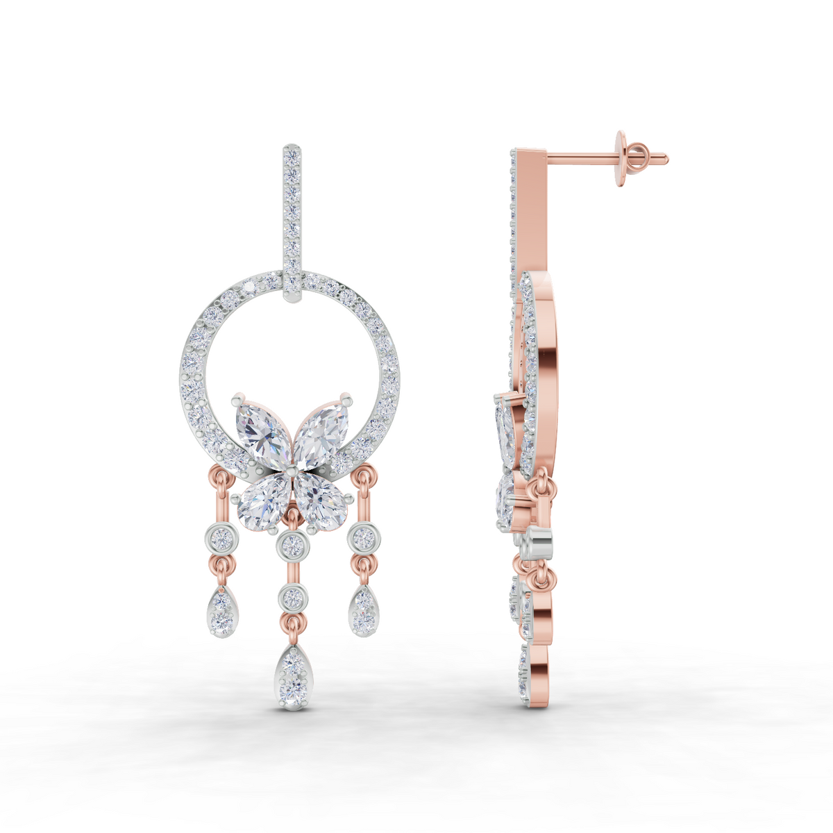 Opulent Diamond Earrings