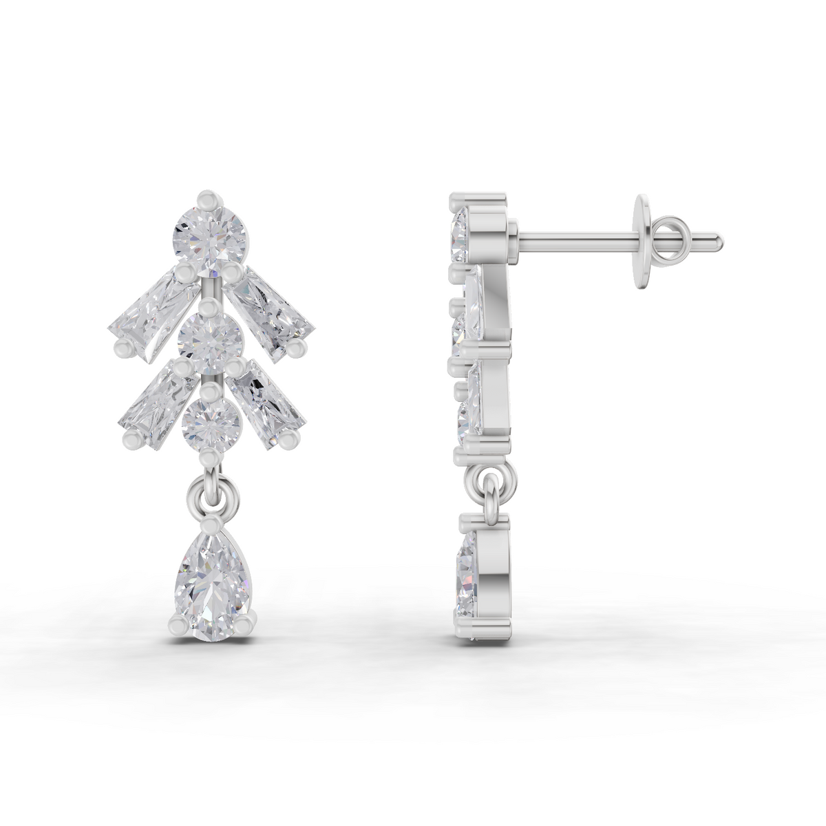Elegant Diamond Earrings