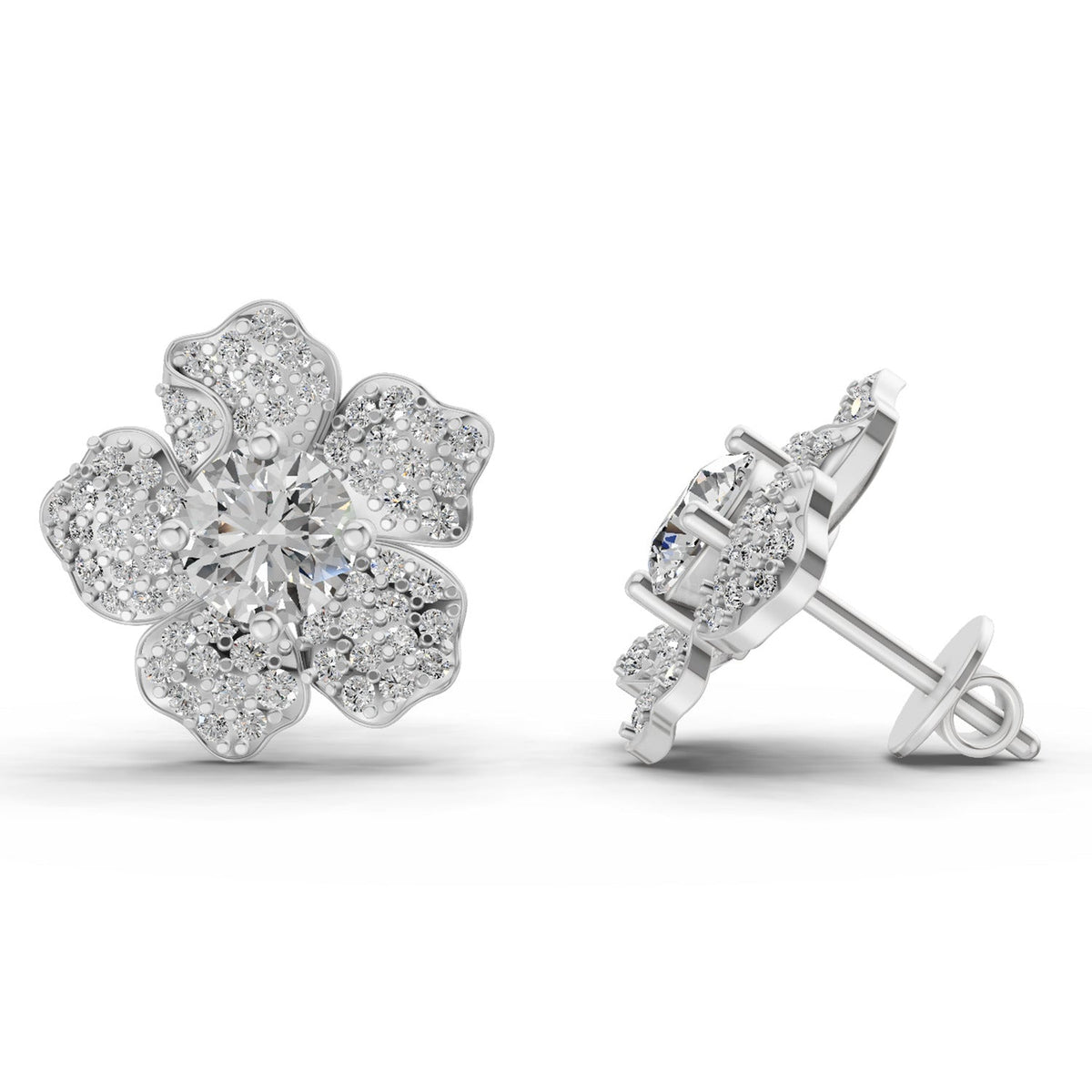 Graceful Diamond Earrings