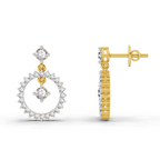 0.80 Carat Drop Earrings 14K