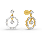 0.80 Carat Drop Earrings 14K