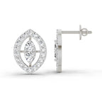 Brilliant Halo Diamond Stud Earrings