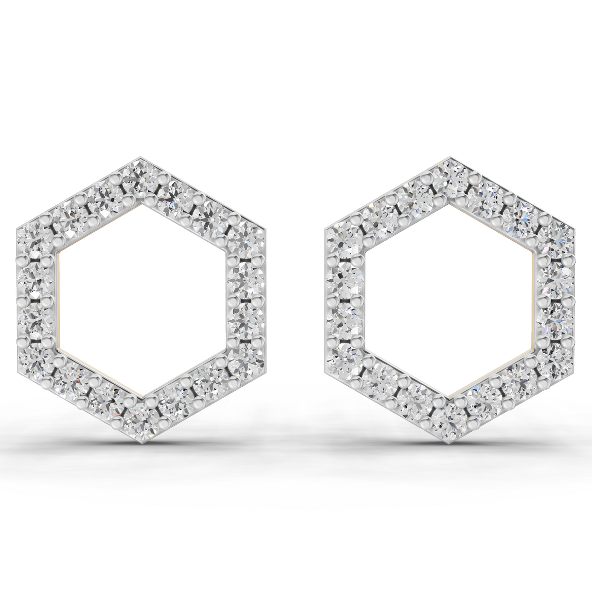 0.9 Carat Diamond Earrings 14K