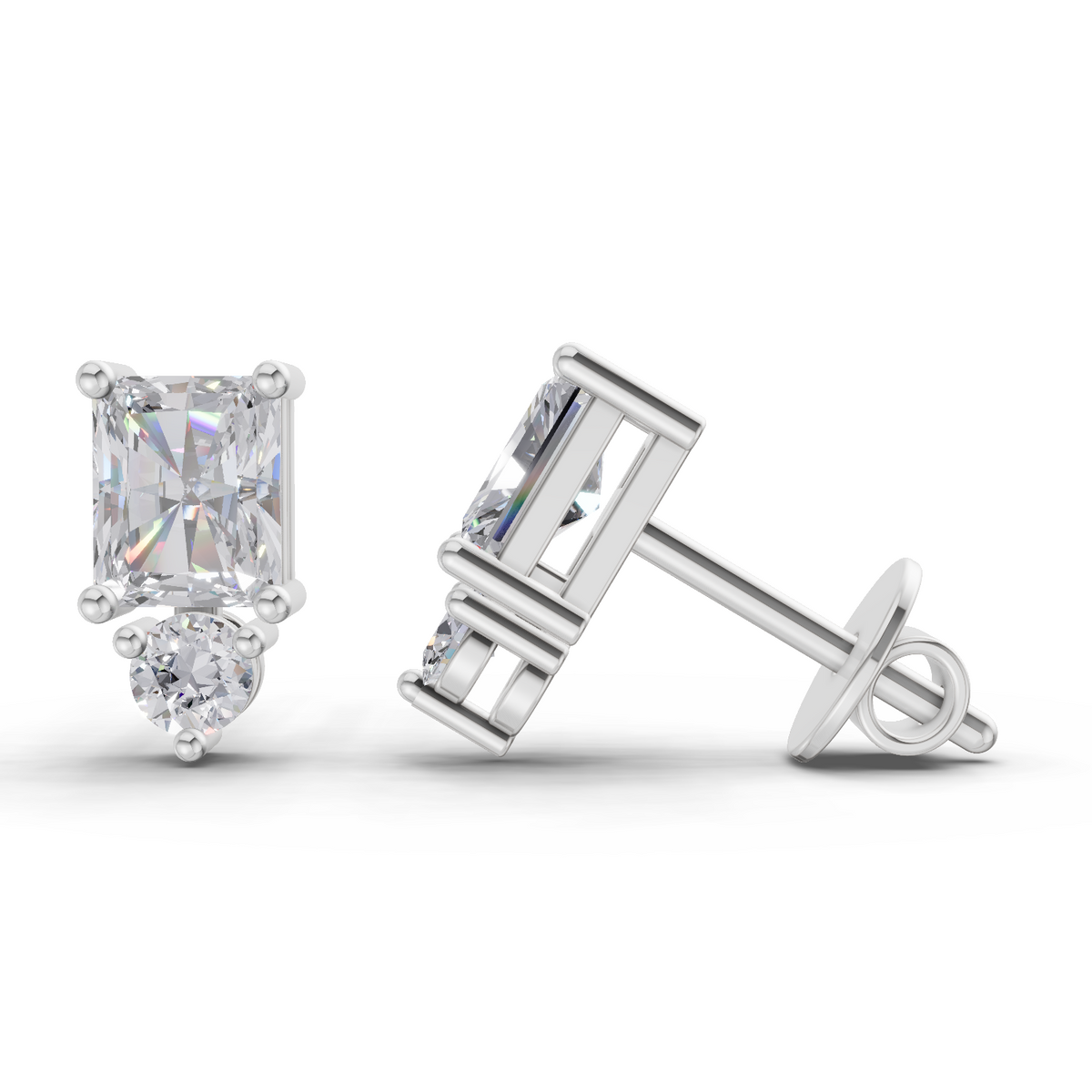 Pristine Promise Diamond Drop Earrings
