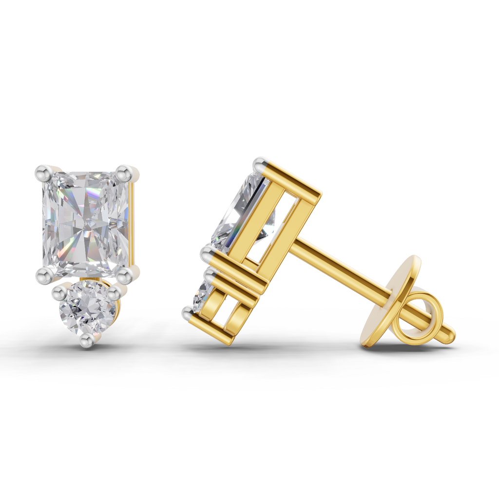 1.14 Carat Promise Drop Studs Earrings 14K