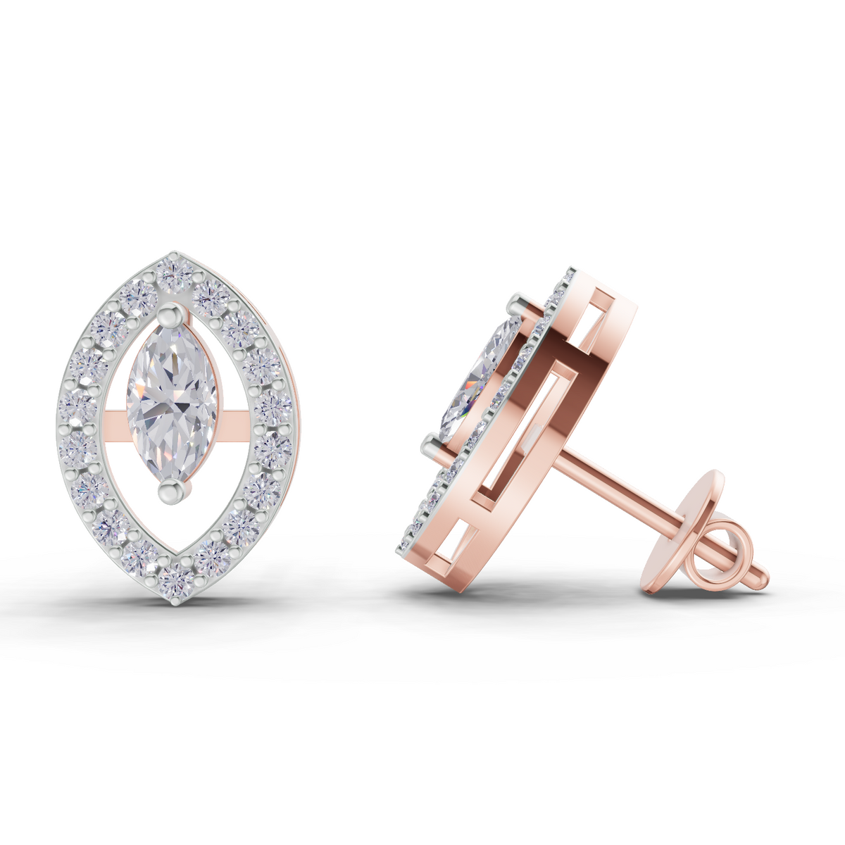 Enchanting Marquise Diamond Earrings
