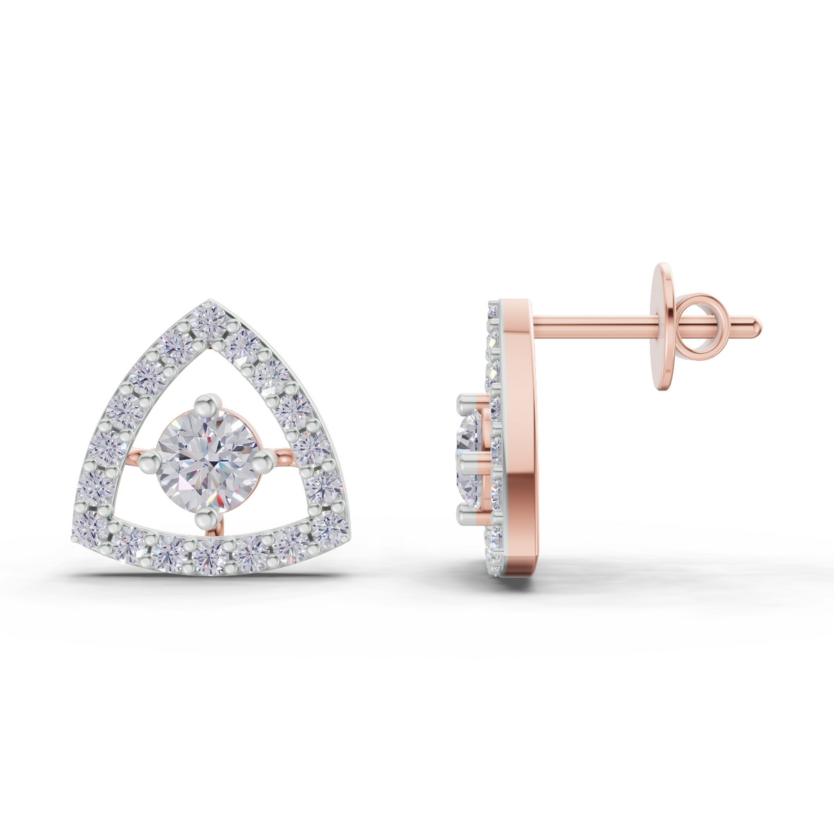 Glistening Diamond Earrings
