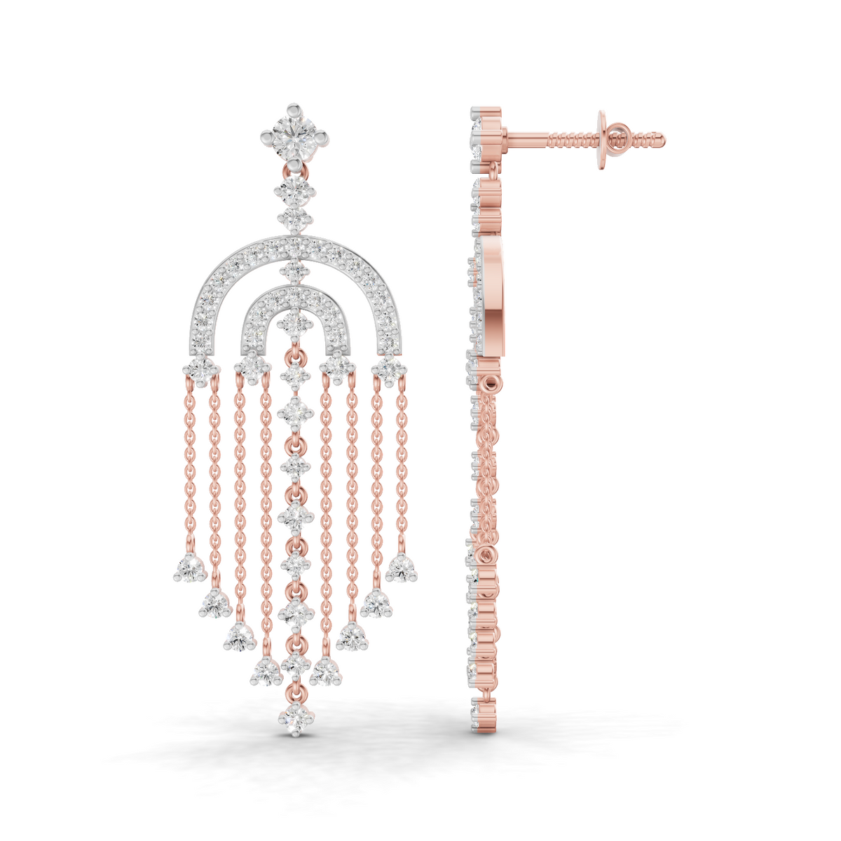 Delicate Petite Diamond Earrings