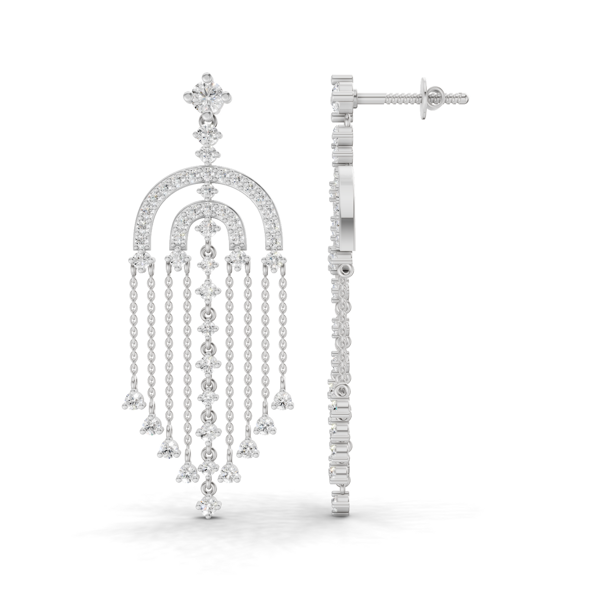 Delicate Petite Diamond Earrings