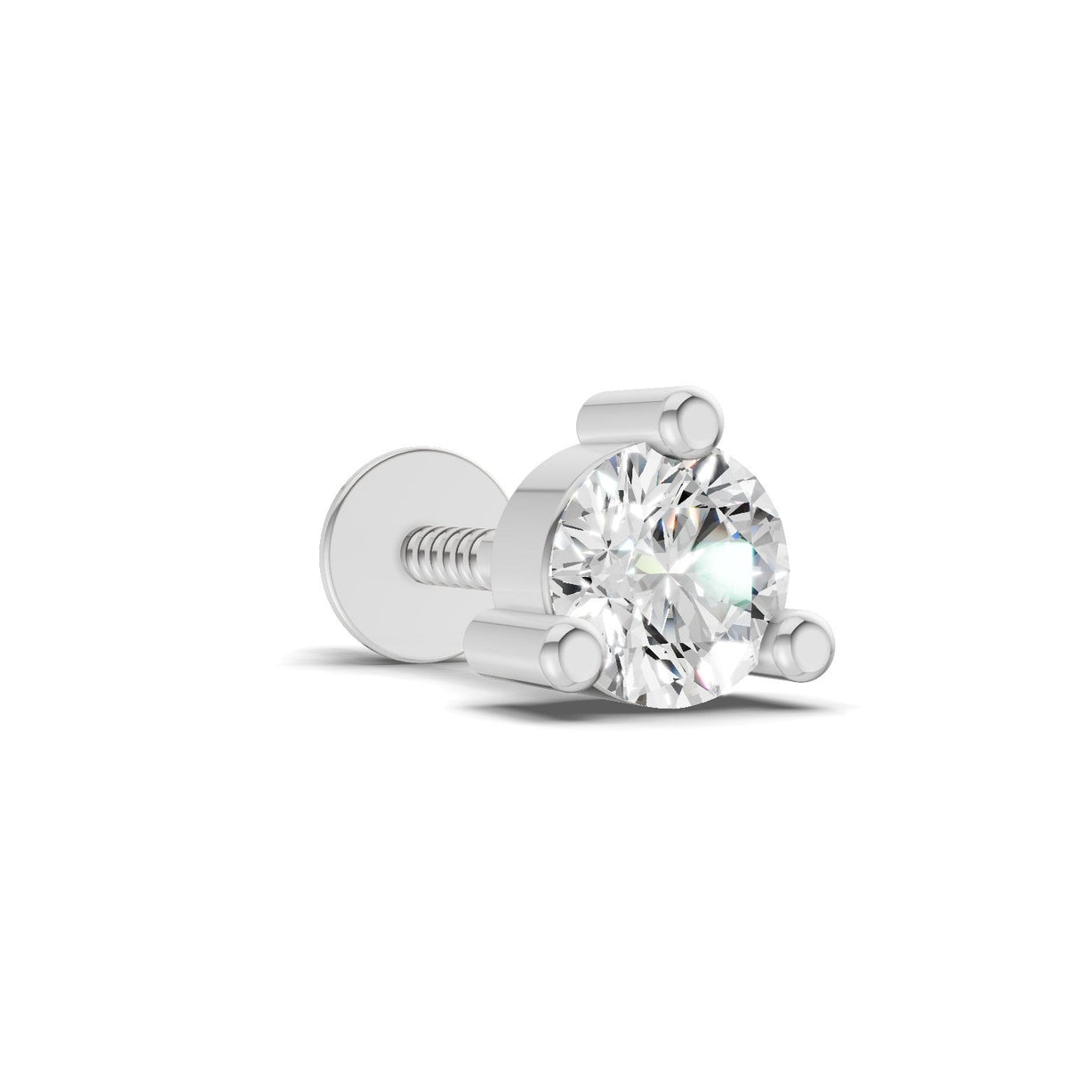 Stunning Solitaire Diamond Stud Earrings