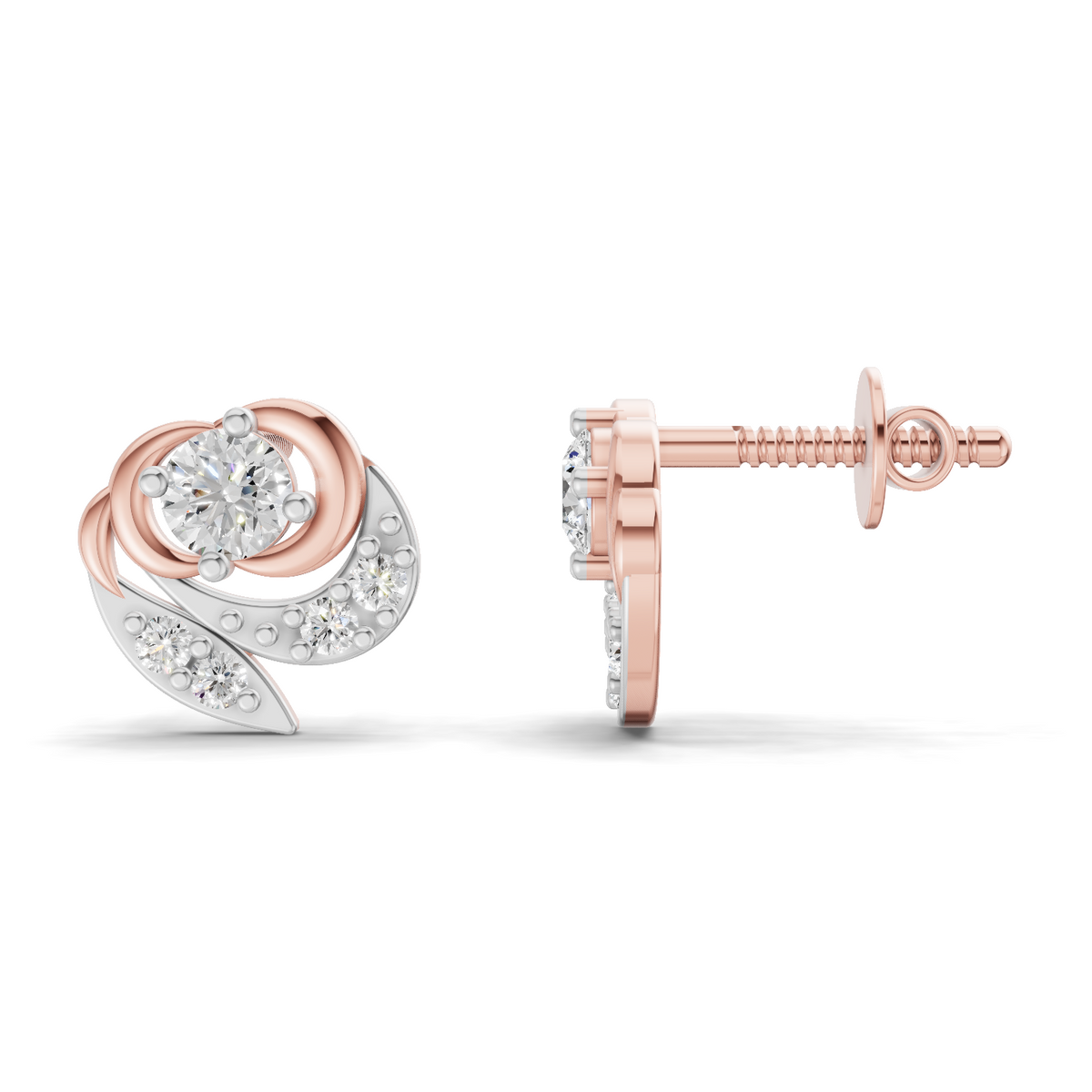 Classic Bold Diamond Earrings