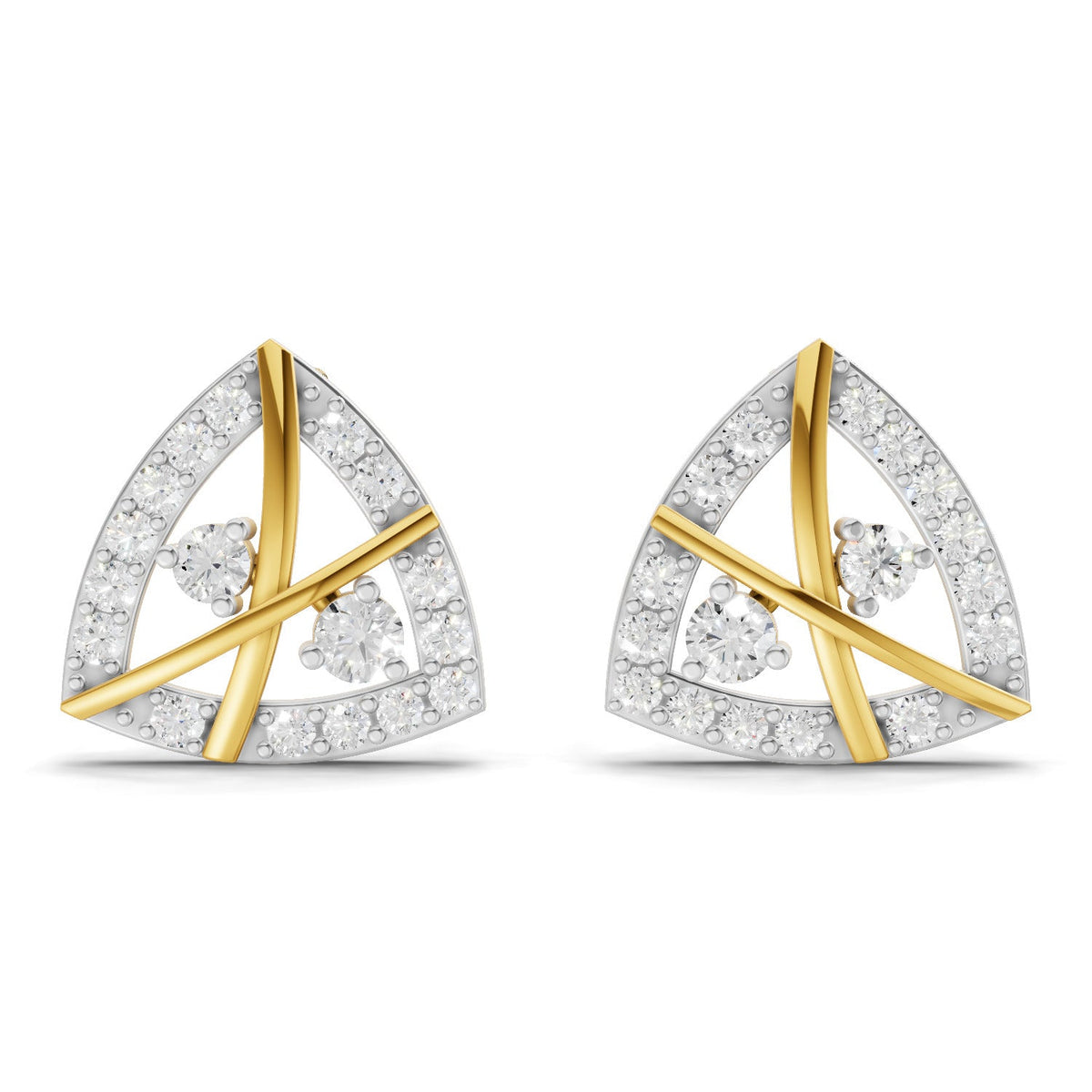 0.45 Carat Facetra Earrings 14K