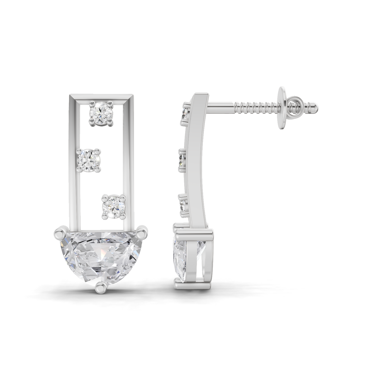 Elegant Eternal Diamond Earrings