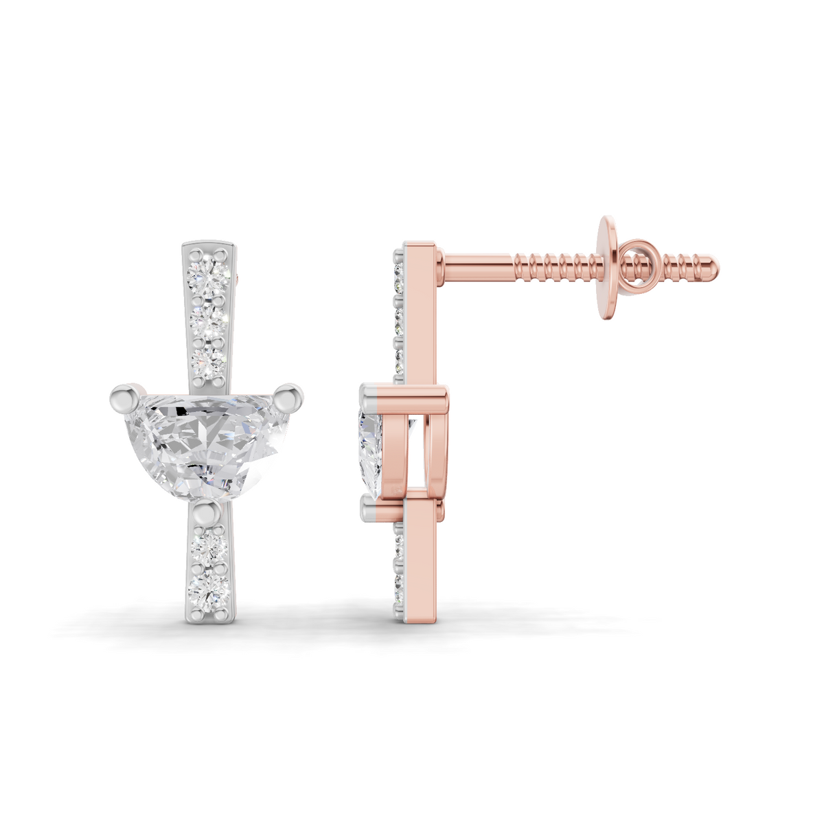 Enchanting Luna Diamond Drop Earrings