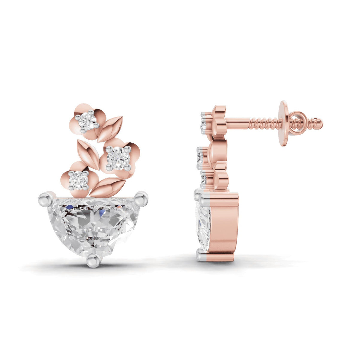 Iconic Floral Diamond Earrings