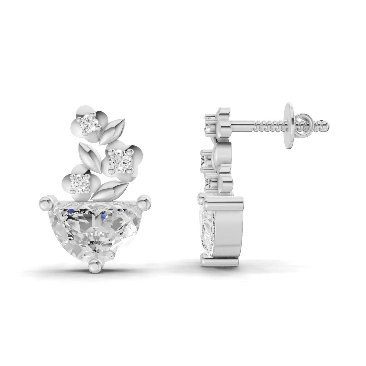 Iconic Floral Diamond Earrings