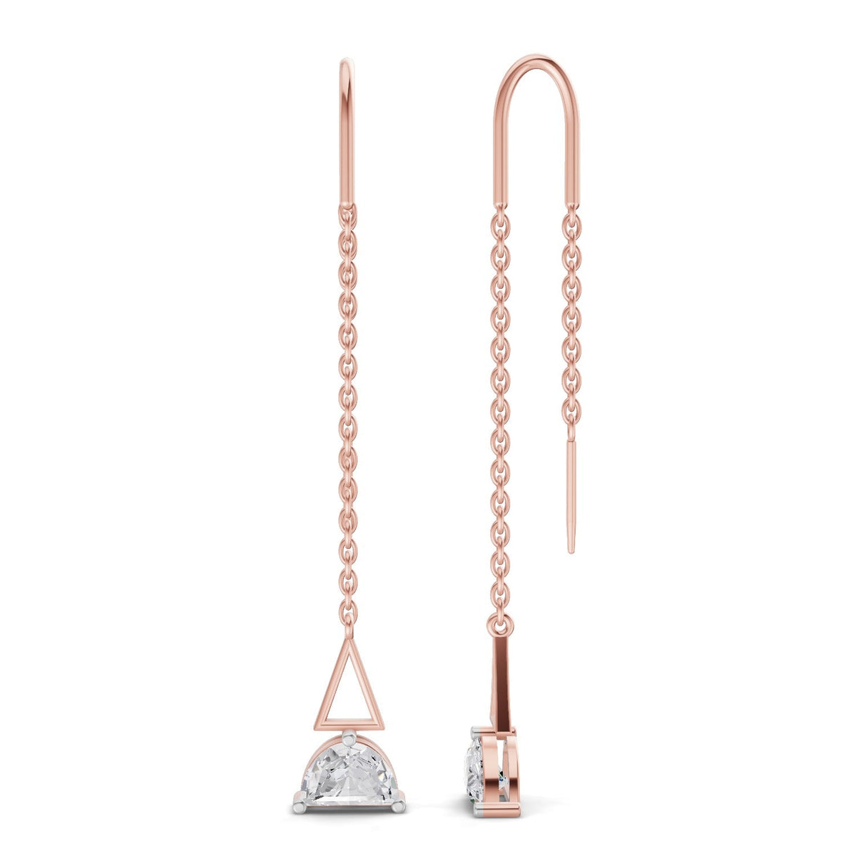Graceful Luna Diamond Earrings