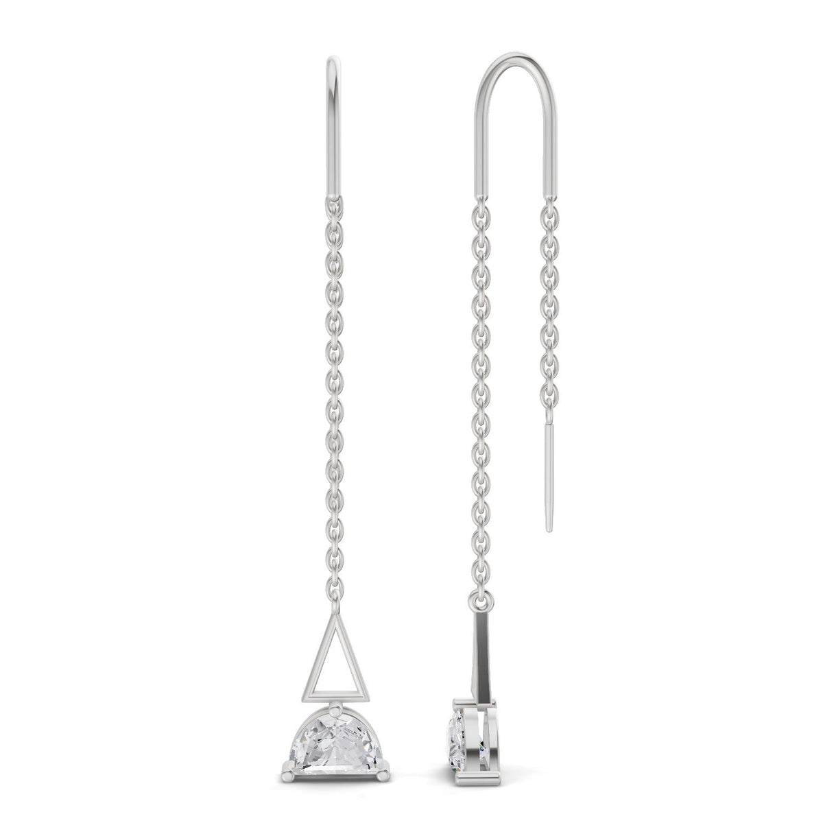 Graceful Luna Diamond Earrings