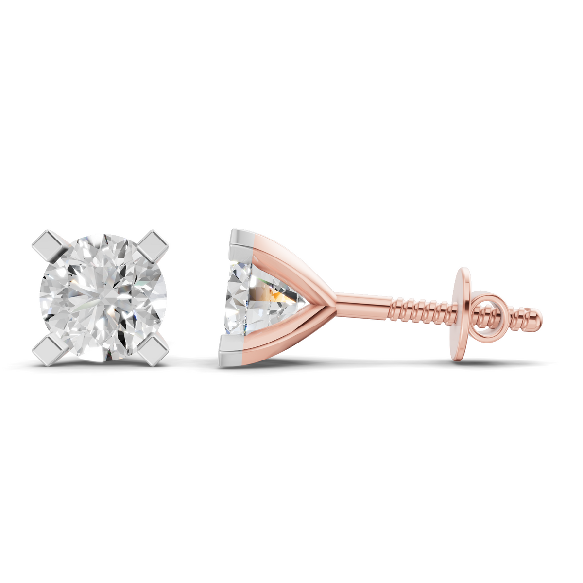 Opulent Diamond Stud Earrings