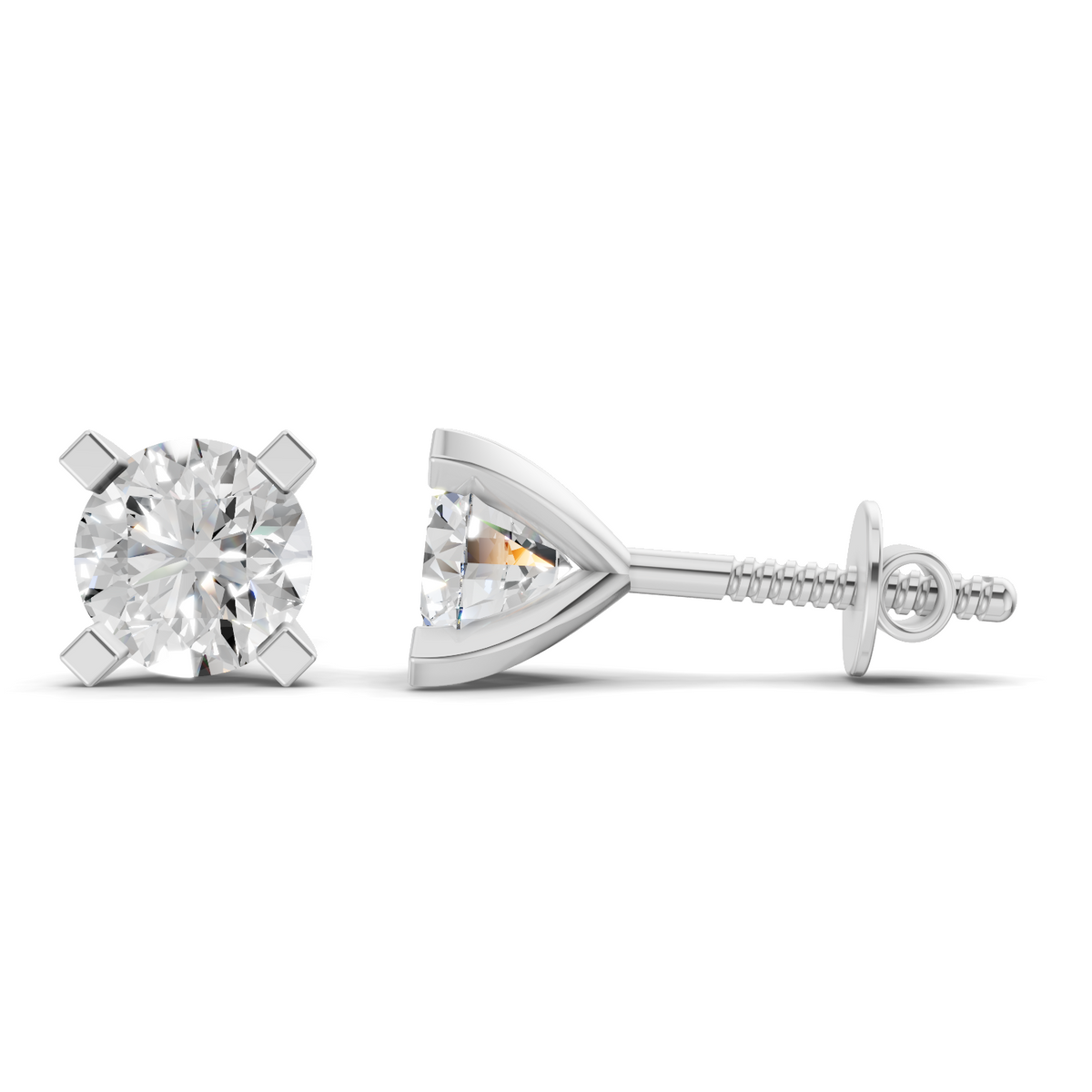 Opulent Diamond Stud Earrings