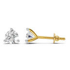 0.15 Carat 3-Prong Studs Earrings 14K