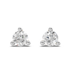 0.1 Carat 3-Prong Studs Earrings 14K