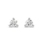 0.13 Carat tri-prong Earrings 14K